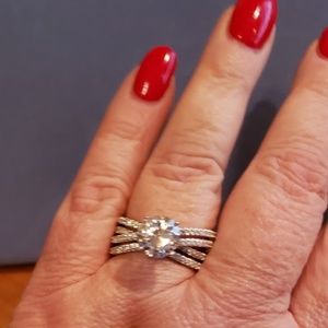 Bella Luce ring 6.0 CTW  .925 Sterling SZ 10